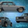 Боди кит MCAteam ВАЗ 2105, 2107 с юбкой