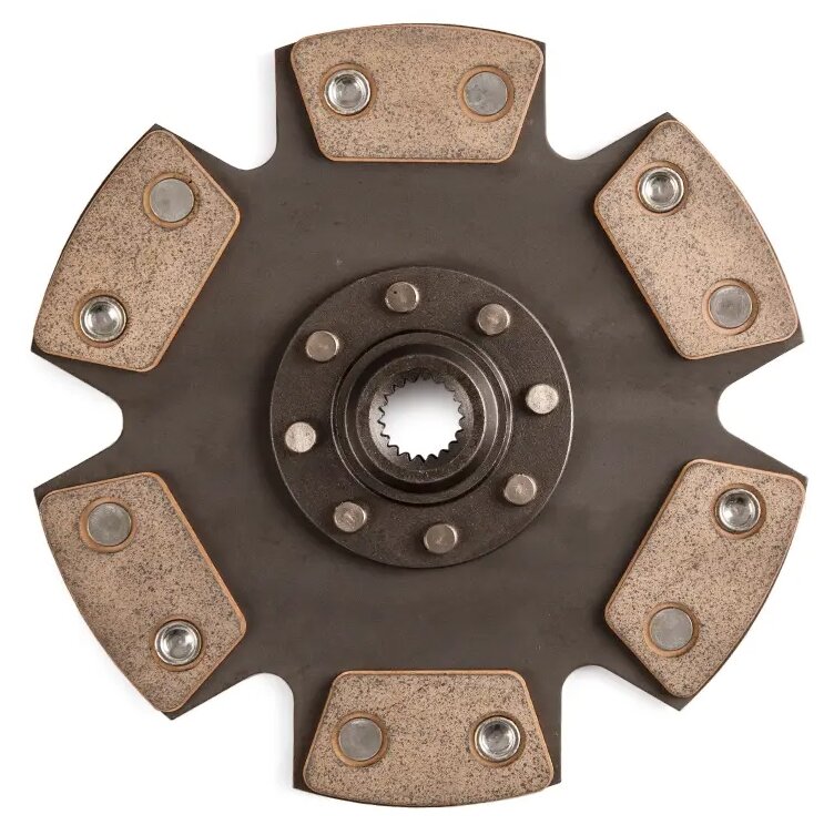 Диск сцепления Turbo Clutch 200 мм, металлокерамический, бездемпферный, 6 лепестков ВАЗ 2110
