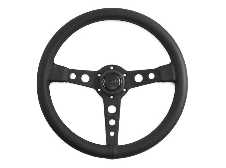 Руль MOMO Prototipo BLACK EDITION style, черный