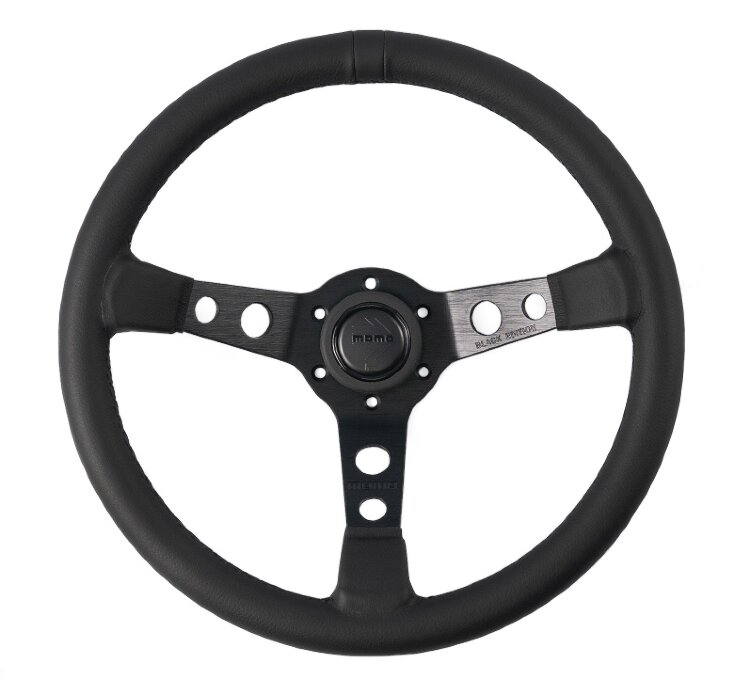 Руль MOMO Mod 07 BLACK EDITION style, кожа